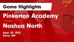 Pinkerton Academy vs Nashua North  Game Highlights - Sept. 29, 2023