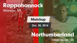Matchup: Rappahannock vs. Northumberland  2016