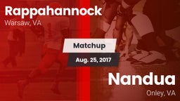Matchup: Rappahannock vs. Nandua  2017
