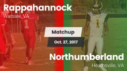 Matchup: Rappahannock vs. Northumberland  2017