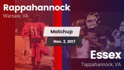 Matchup: Rappahannock vs. Essex  2017