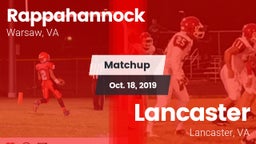 Matchup: Rappahannock vs. Lancaster  2019