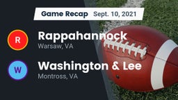 Recap: Rappahannock  vs. Washington & Lee  2021