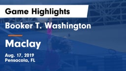 Booker T. Washington  vs Maclay  Game Highlights - Aug. 17, 2019
