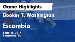 Booker T. Washington  vs Escambia  Game Highlights - Sept. 10, 2019
