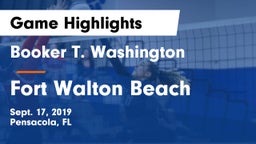 Booker T. Washington  vs Fort Walton Beach Game Highlights - Sept. 17, 2019