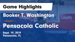 Booker T. Washington  vs Pensacola Catholic  Game Highlights - Sept. 19, 2019