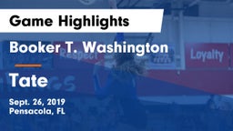 Booker T. Washington  vs Tate  Game Highlights - Sept. 26, 2019