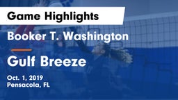 Booker T. Washington  vs Gulf Breeze  Game Highlights - Oct. 1, 2019