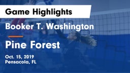 Booker T. Washington  vs Pine Forest  Game Highlights - Oct. 15, 2019