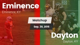 Matchup: Eminence vs. Dayton  2016