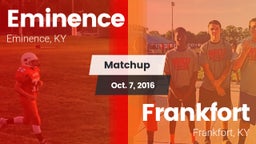 Matchup: Eminence vs. Frankfort  2016