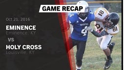 Recap: Eminence  vs. Holy Cross  2016