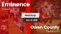 Matchup: Eminence vs. Owen County  2018