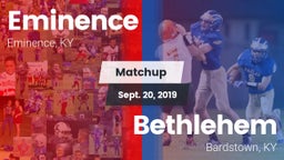 Matchup: Eminence vs. Bethlehem  2019