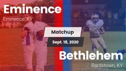 Matchup: Eminence vs. Bethlehem  2020