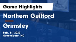 Northern Guilford  vs Grimsley  Game Highlights - Feb. 11, 2022