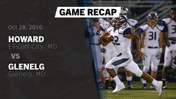 Recap: Howard  vs. Glenelg  2016