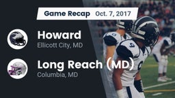 Recap: Howard  vs. Long Reach  (MD) 2017