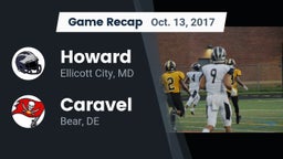 Recap: Howard  vs. Caravel  2017