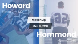 Matchup: Howard vs. Hammond  2018