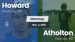Matchup: Howard vs. Atholton  2018