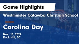 Westminster Catawba Christian School vs Carolina Day Game Highlights - Nov. 15, 2022