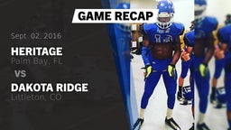 Recap: Heritage  vs. Dakota Ridge  2016