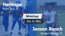 Matchup: Heritage vs. Jensen Beach  2016