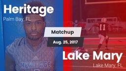 Matchup: Heritage vs. Lake Mary  2017