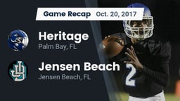 Recap: Heritage  vs. Jensen Beach  2017