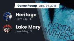 Recap: Heritage  vs. Lake Mary  2018