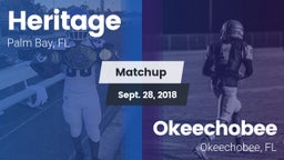 Matchup: Heritage vs. Okeechobee  2018