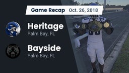 Recap: Heritage  vs. Bayside  2018