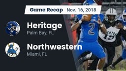 Recap: Heritage  vs. Northwestern  2018