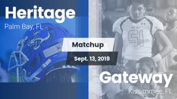 Matchup: Heritage vs. Gateway  2019