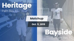 Matchup: Heritage vs. Bayside  2019