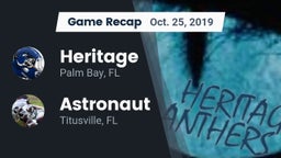 Recap: Heritage  vs. Astronaut  2019