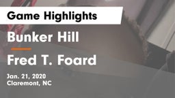 Bunker Hill  vs Fred T. Foard  Game Highlights - Jan. 21, 2020