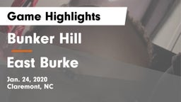 Bunker Hill  vs East Burke  Game Highlights - Jan. 24, 2020
