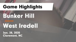 Bunker Hill  vs West Iredell  Game Highlights - Jan. 28, 2020
