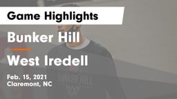 Bunker Hill  vs West Iredell  Game Highlights - Feb. 15, 2021