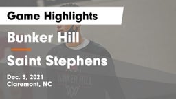 Bunker Hill  vs Saint Stephens  Game Highlights - Dec. 3, 2021