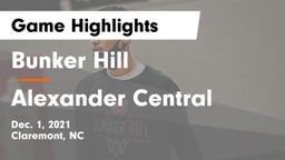 Bunker Hill  vs Alexander Central  Game Highlights - Dec. 1, 2021