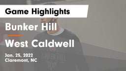 Bunker Hill  vs West Caldwell  Game Highlights - Jan. 25, 2022