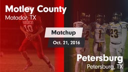 Matchup: Motley County vs. Petersburg  2016