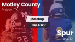 Matchup: Motley County vs. Spur  2017