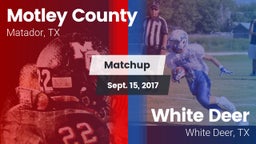 Matchup: Motley County vs. White Deer  2017