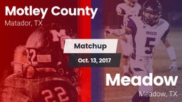 Matchup: Motley County vs. Meadow  2017