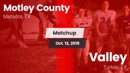 Matchup: Motley County vs. Valley  2018
